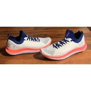 Under Armour Flow Velociti SE Running Shoes White Blue Pink 10